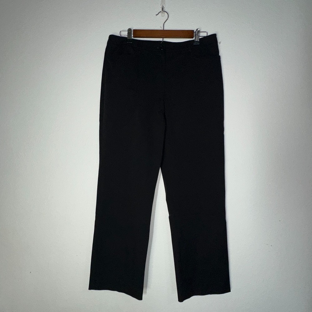 Crocodile Ladies Dress Pants Women  32x27 Black Straight Leg Formal‎ Casual